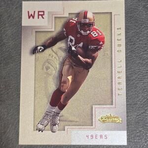 2001 Fleer Showcase #17 Terrell Owens Football Card